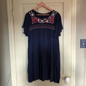 ModCloth Embroidered Dress